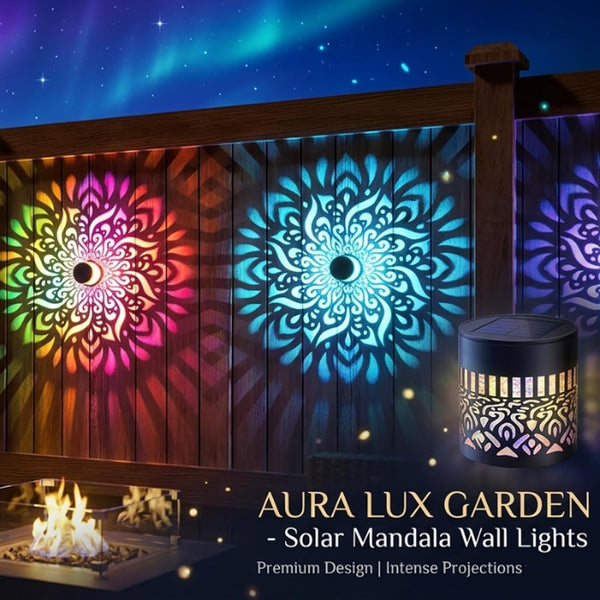 Glowing Garden Mandala Lights