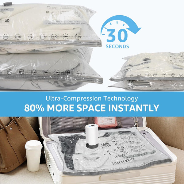 Smart Travel Vacuum Bag Set